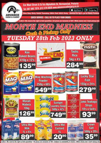 Advance Cash & Carry catalogue  - 28/02/2023 - 28/02/2023.