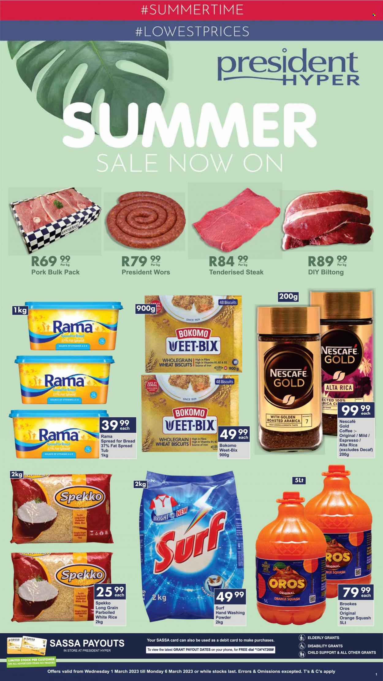 President Hyper specials - 01/03/2023 - 06/03/2023. Page 1
