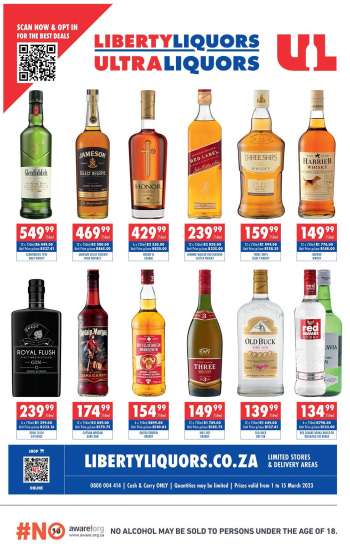 Liberty Liquors catalogue  - 01/03/2023 - 15/03/2023.