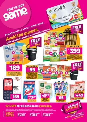Game catalogue  - 02/03/2023 - 06/03/2023.