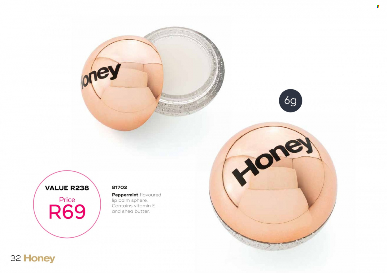 Honey specials. Page 34
