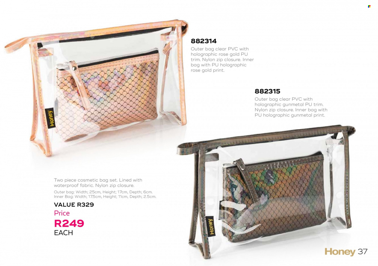 Honey specials. Page 39