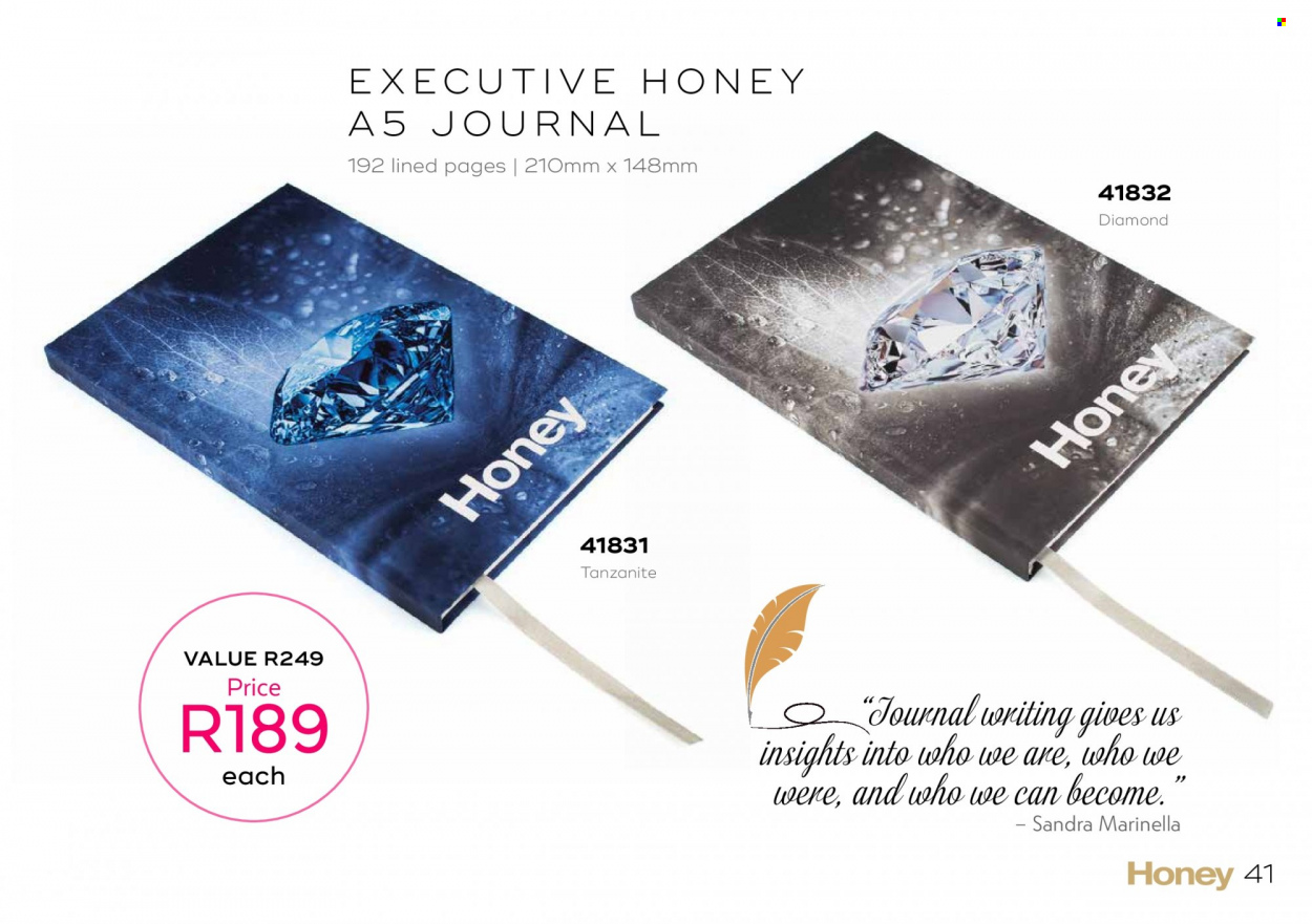 Honey specials. Page 43