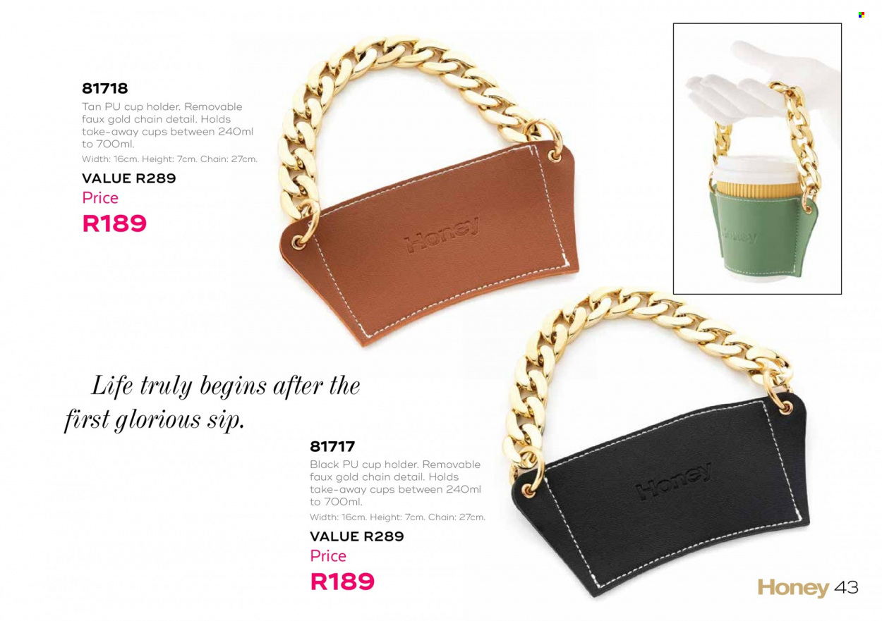 Honey specials. Page 45