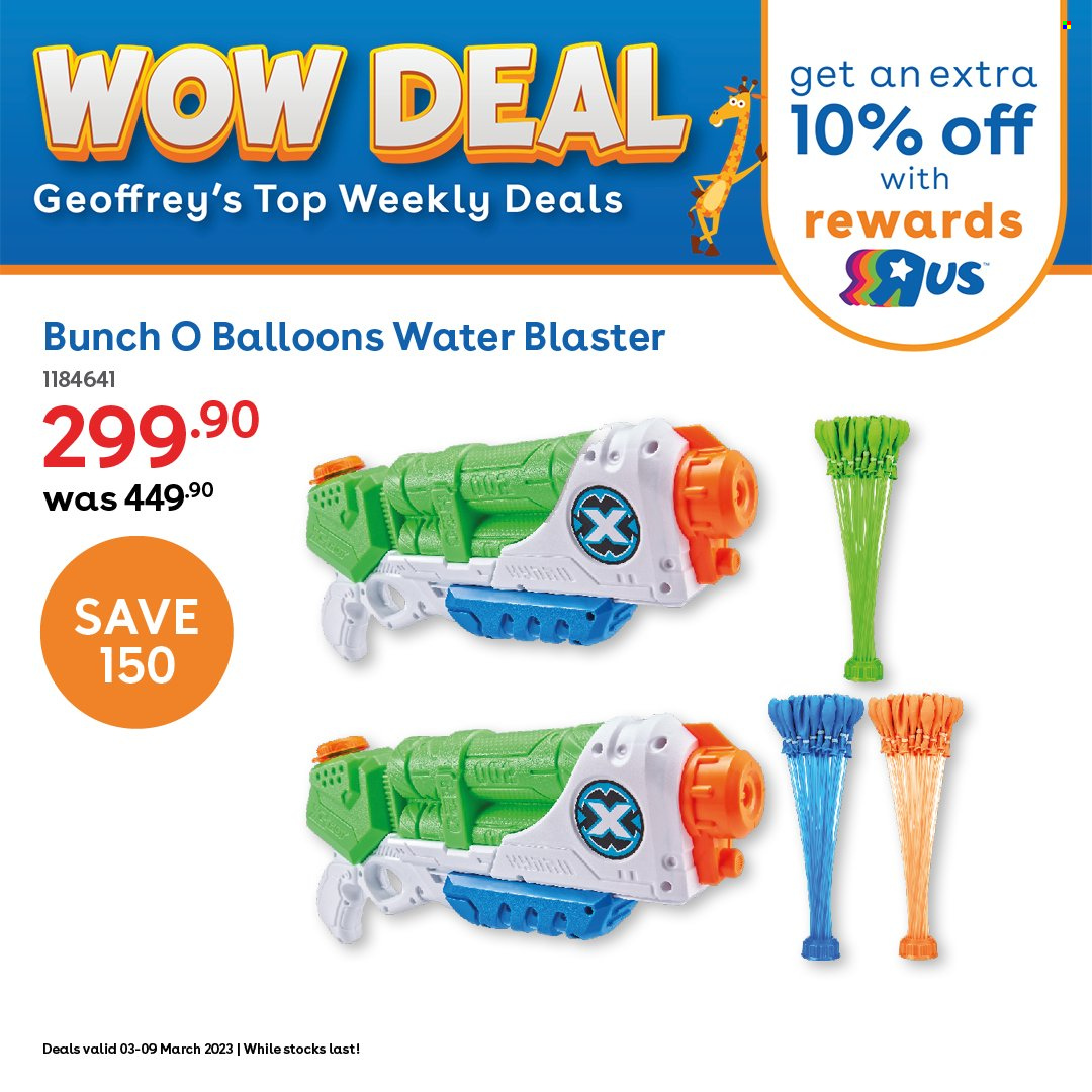 Toys R Us specials - 03/03/2023 - 09/03/2023. Page 1