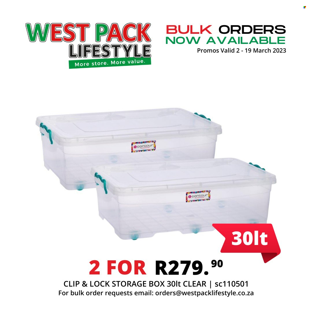 West Pack Lifestyle specials - 02/03/2023 - 19/03/2023. Page 1