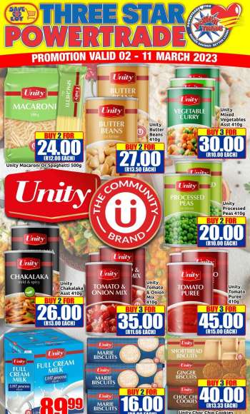 Three Star Cash and Carry catalogue  - 02/03/2023 - 11/03/2023.