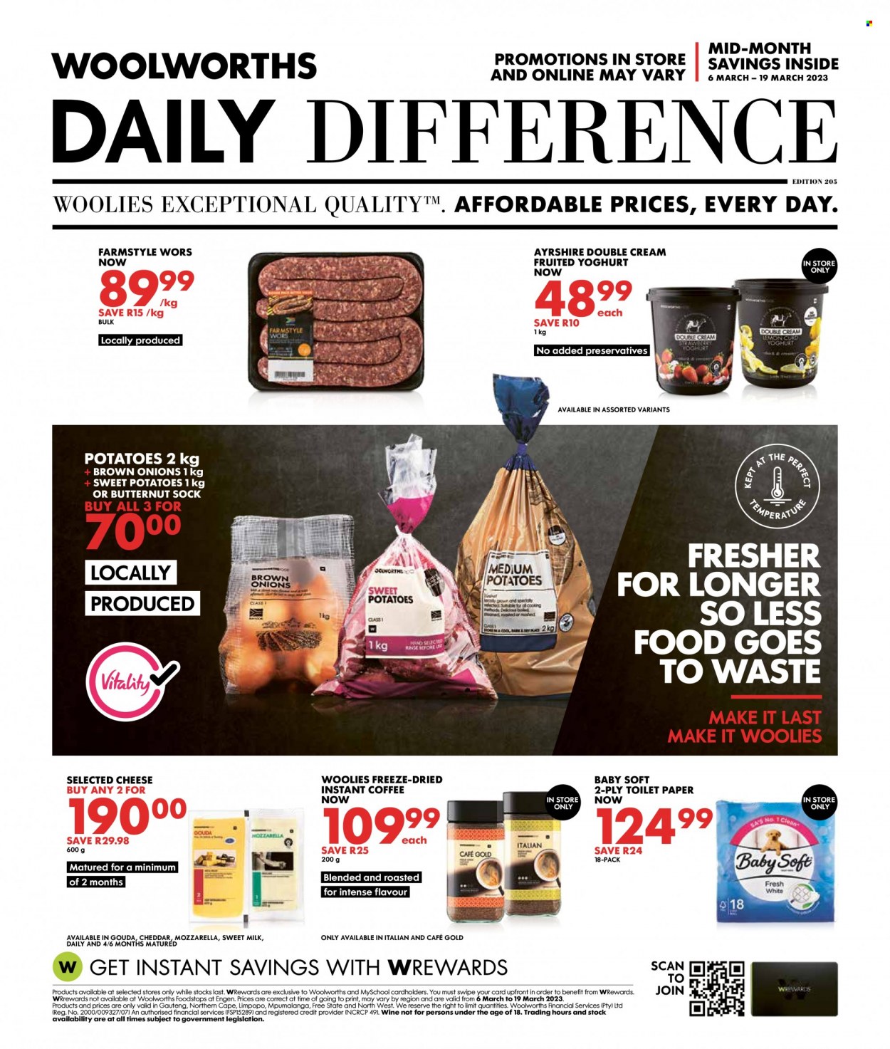 Woolworths specials - 06/03/2023 - 19/03/2023. Page 1
