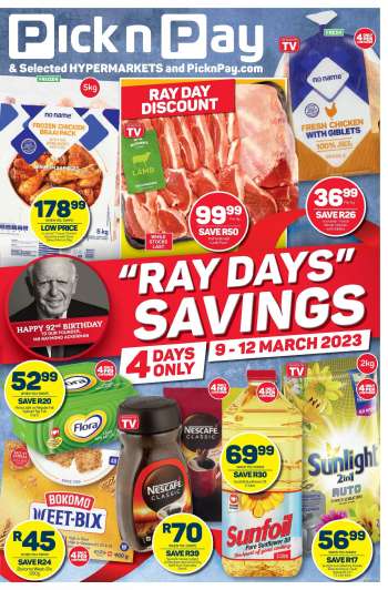 Pick n Pay catalogue  - 09/03/2023 - 12/03/2023.