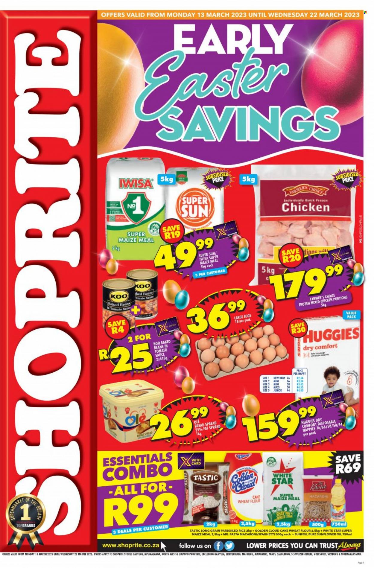 Shoprite specials - 13/03/2023 - 22/03/2023. Page 1