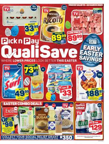 Pick n Pay QualiSave catalogue  - 13/03/2023 - 22/03/2023.
