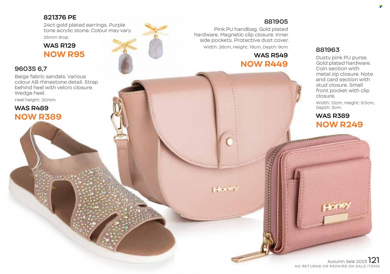 Honey specials. Page 123