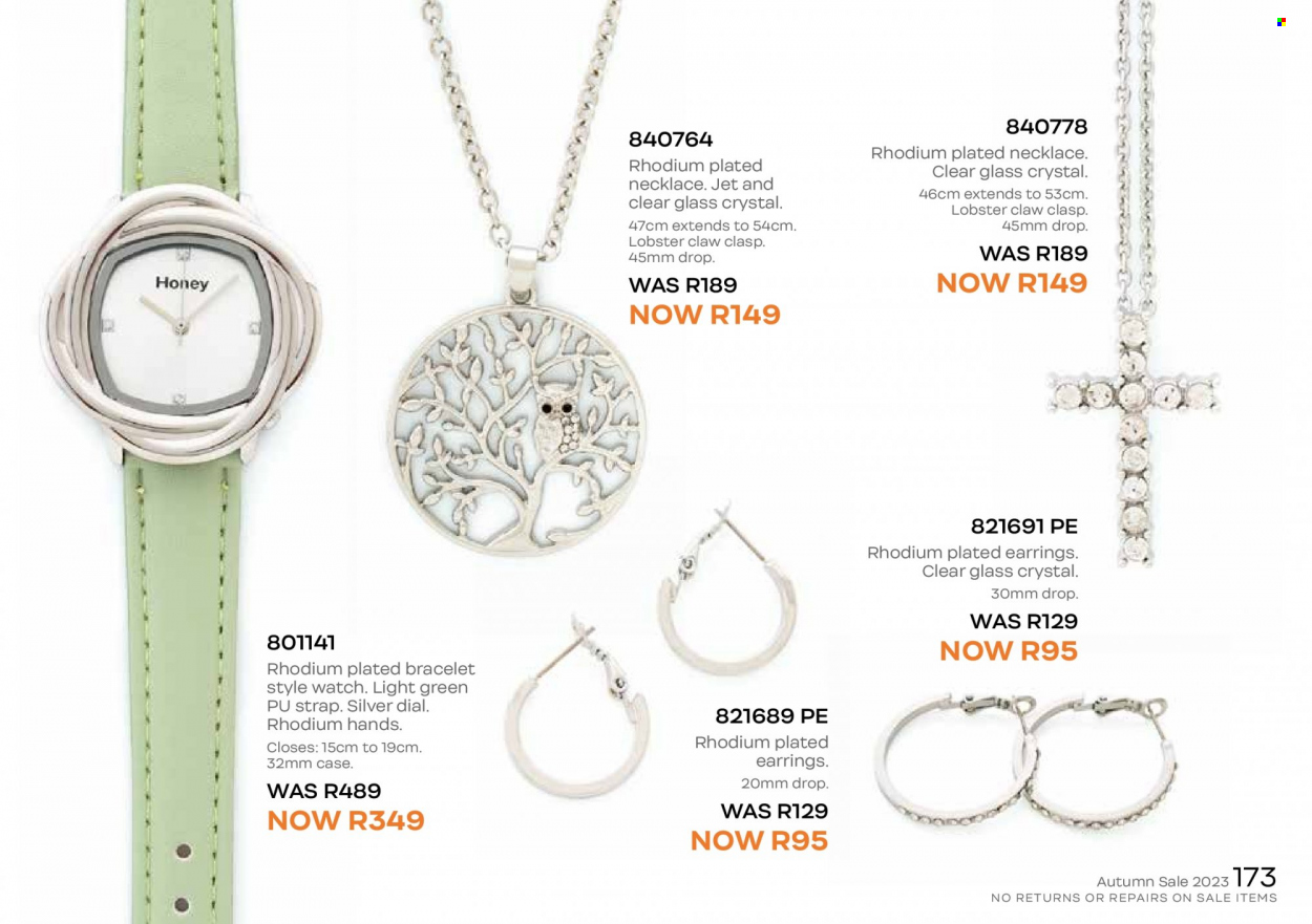 Honey specials. Page 175