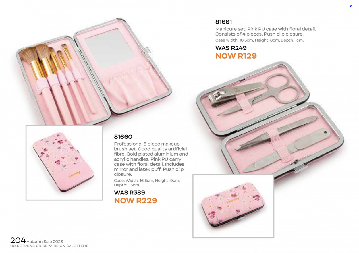 Honey specials. Page 206