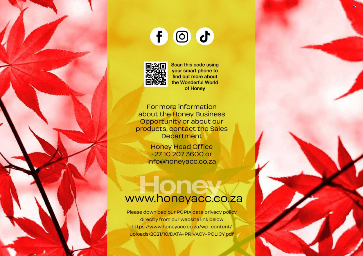 Honey specials. Page 216