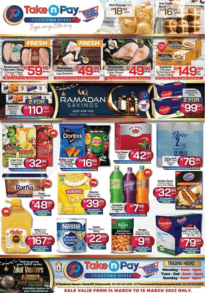 Take n Pay specials - 14/03/2023 - 19/03/2023. Page 1