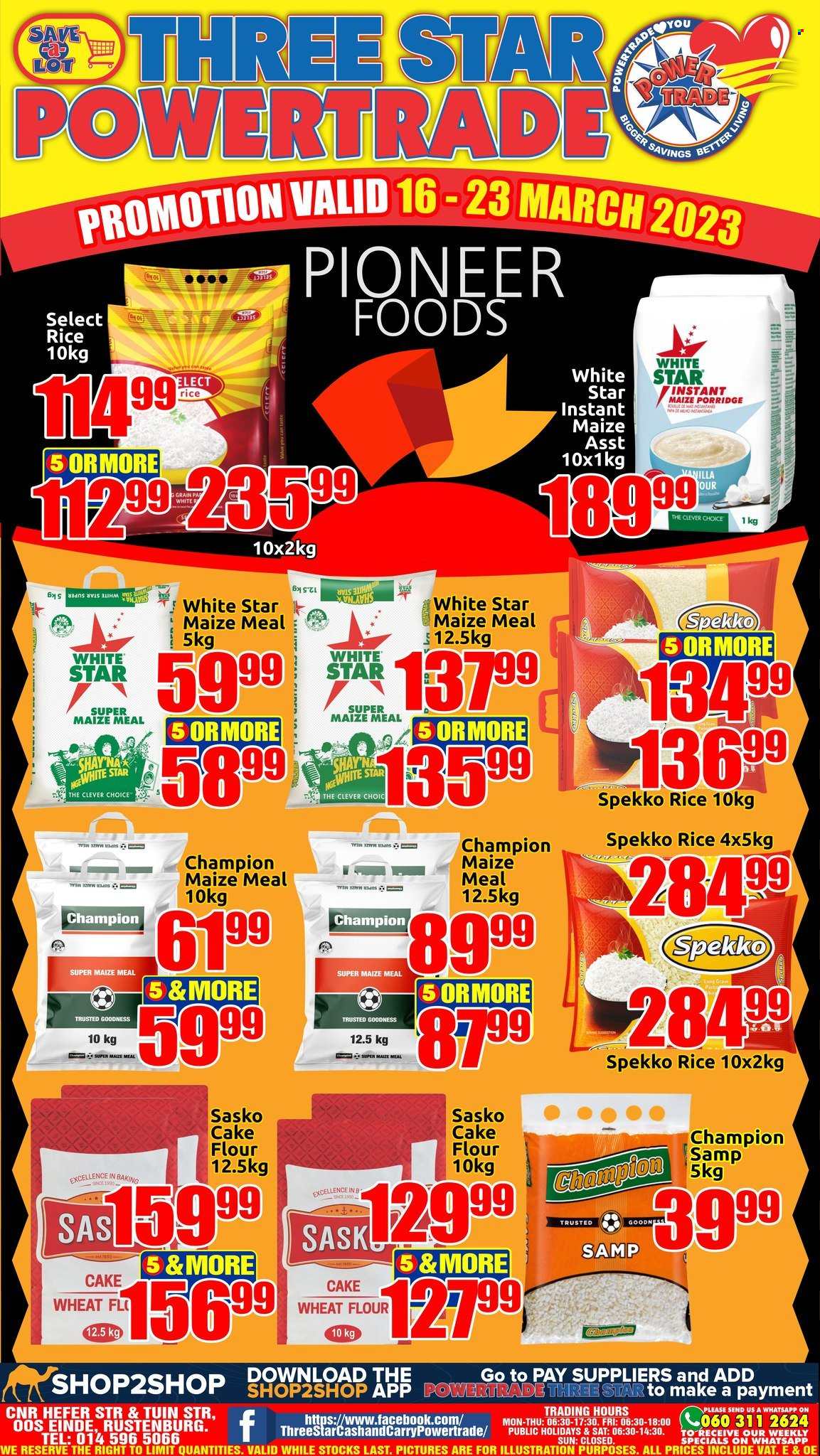 Three Star Cash and Carry specials - 16/03/2023 - 23/03/2023. Page 1