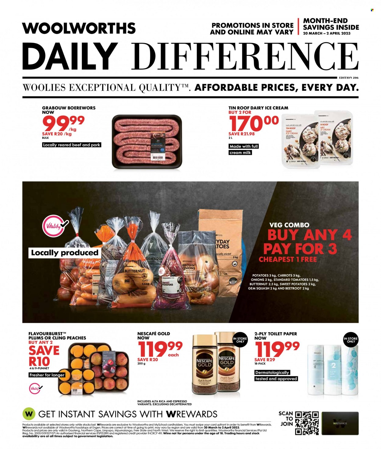 Woolworths specials - 20/03/2023 - 02/04/2023. Page 1