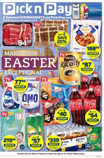 Pick n Pay catalogue  - 20/03/2023 - 26/03/2023.