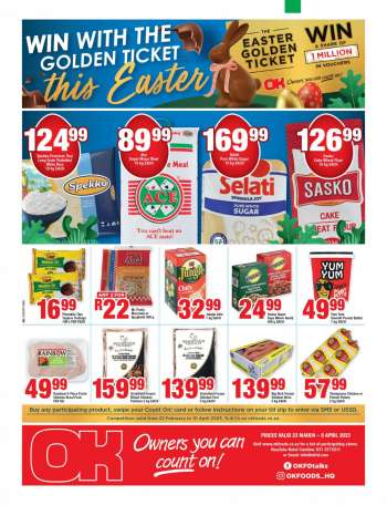 OK Foods catalogue  - 23/03/2023 - 09/04/2023.