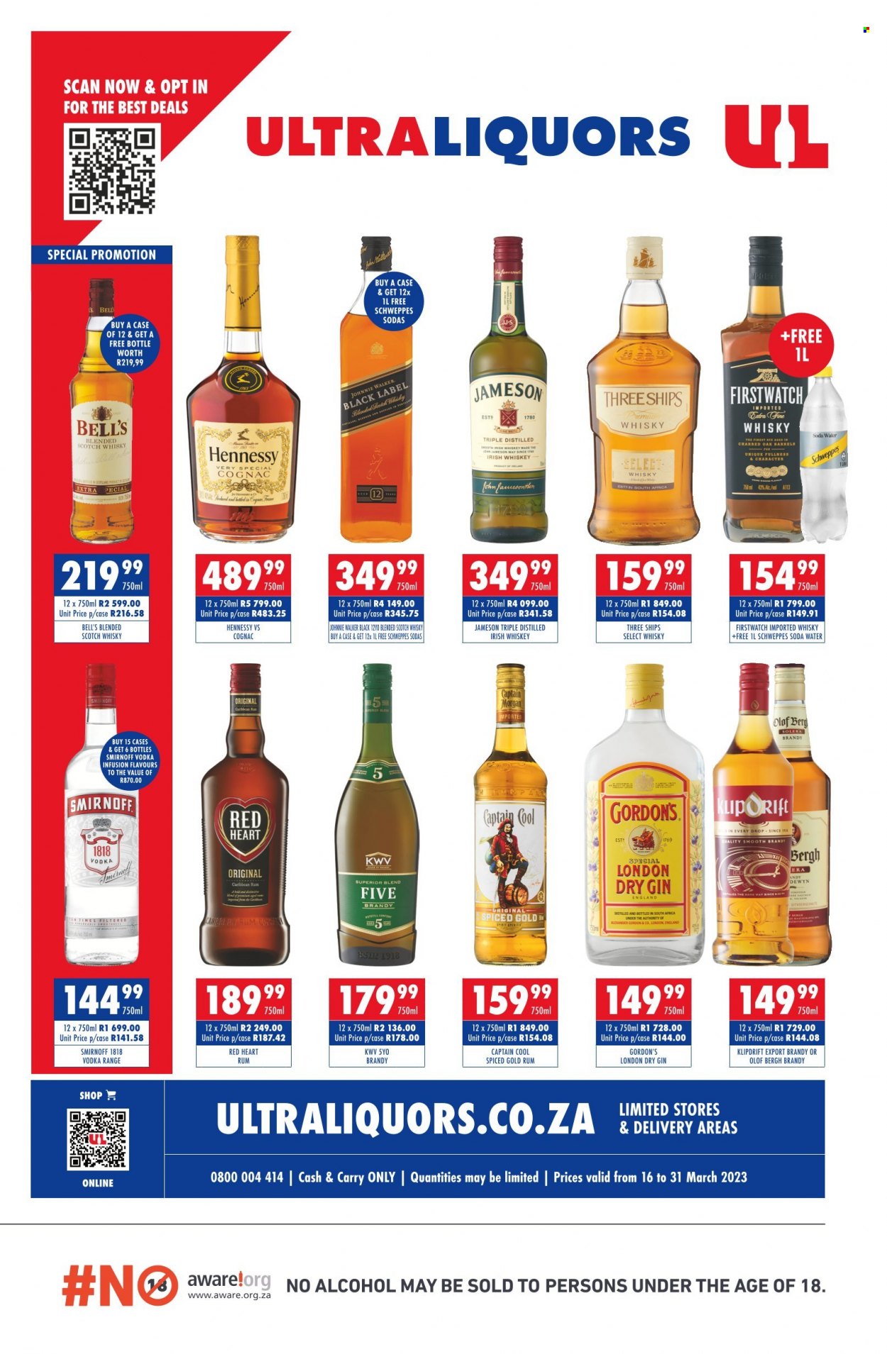 Ultra Liquors specials - 16/03/2023 - 31/03/2023. Page 1