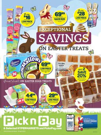 Pick n Pay Hypermarket catalogue  - 20/03/2023 - 10/04/2023.