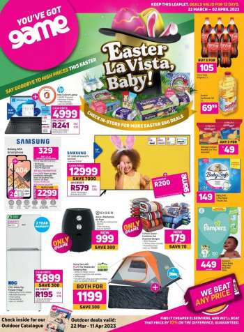 Game catalogue  - 22/03/2023 - 02/04/2023.