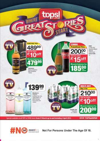 TOPS at SPAR catalogue  - 21/03/2023 - 02/04/2023.