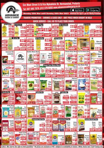 Advance Cash & Carry catalogue  - 20/03/2023 - 26/03/2023.
