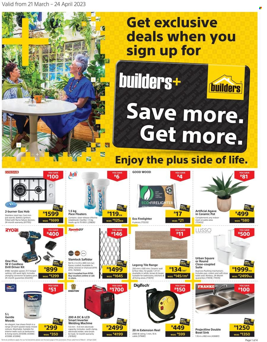 Builders specials - 21/03/2023 - 24/04/2023. Page 1