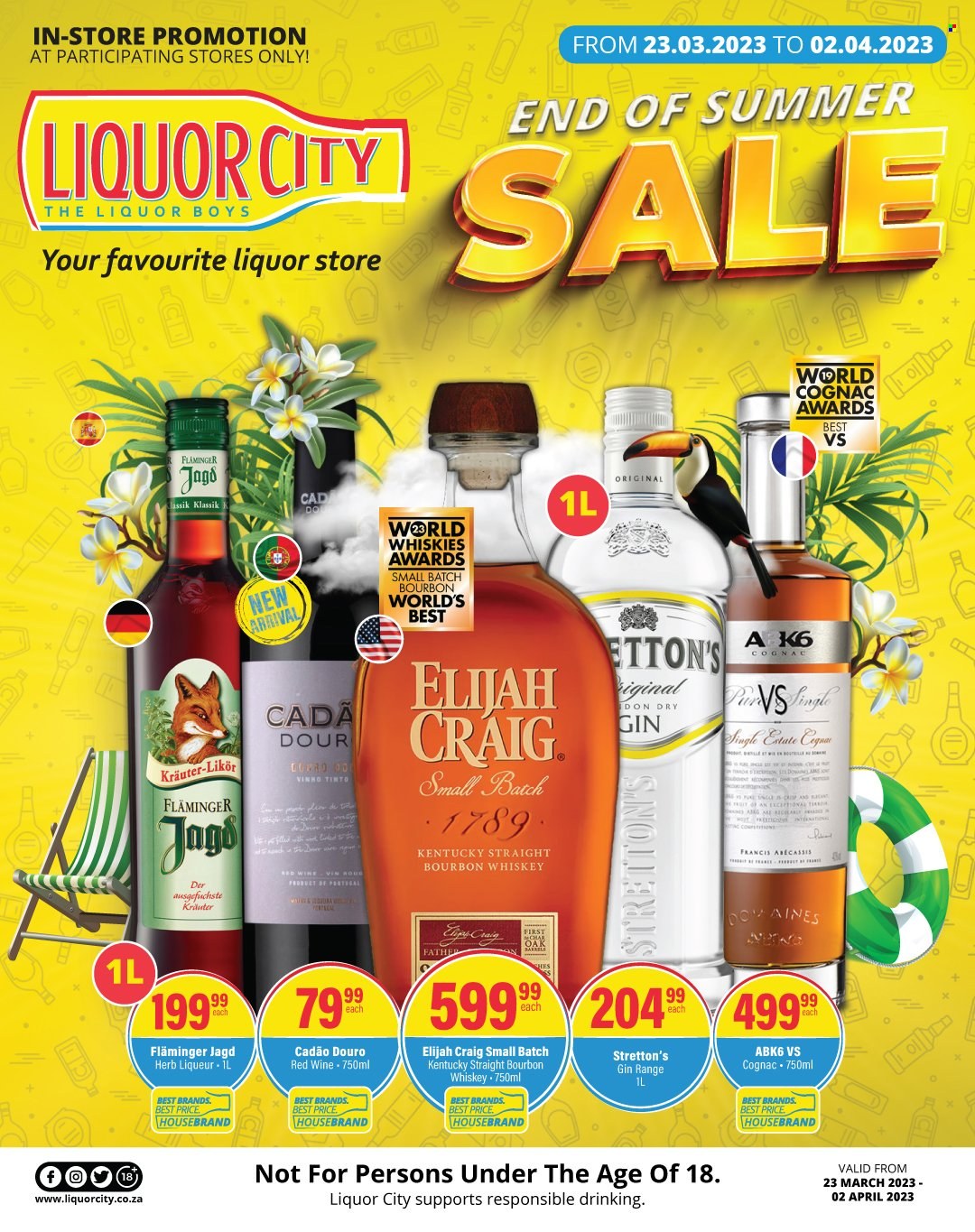 Liquor City specials - 23/03/2023 - 02/04/2023. Page 1