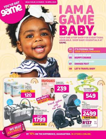 Game catalogue  - 22/03/2023 - 18/04/2023.