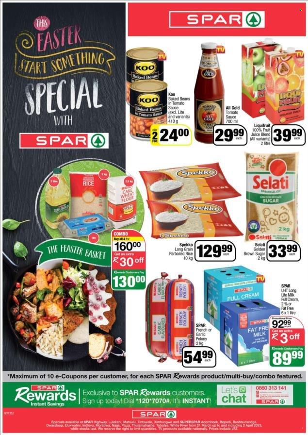 SPAR specials - 21/03/2023 - 02/04/2023. Page 1