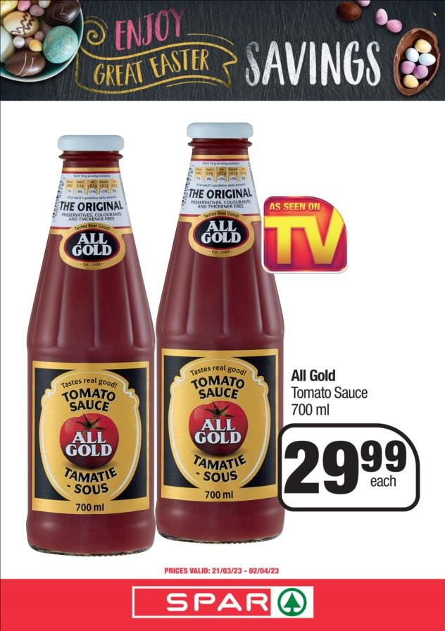 SPAR specials - 21/03/2023 - 02/04/2023. Page 1