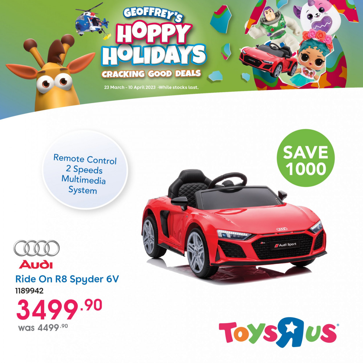 Toys R Us specials - 23/03/2023 - 10/04/2023. Page 7