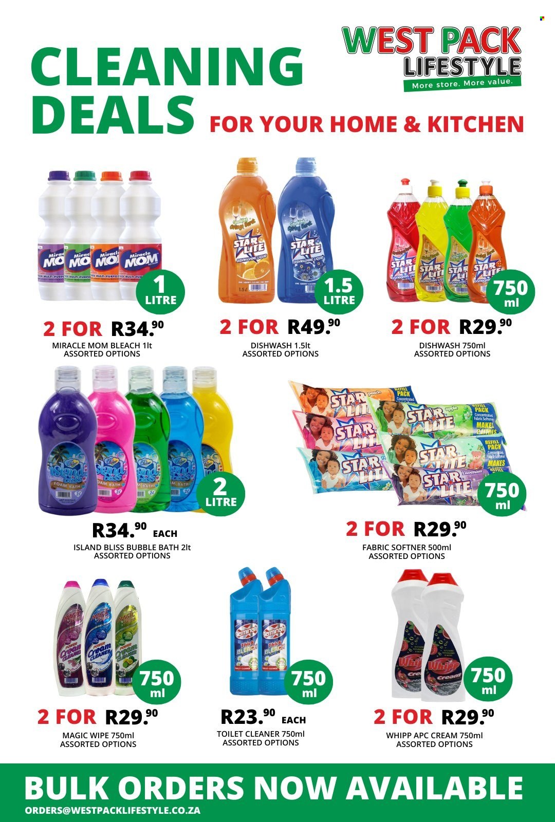 West Pack Lifestyle specials. Page 1