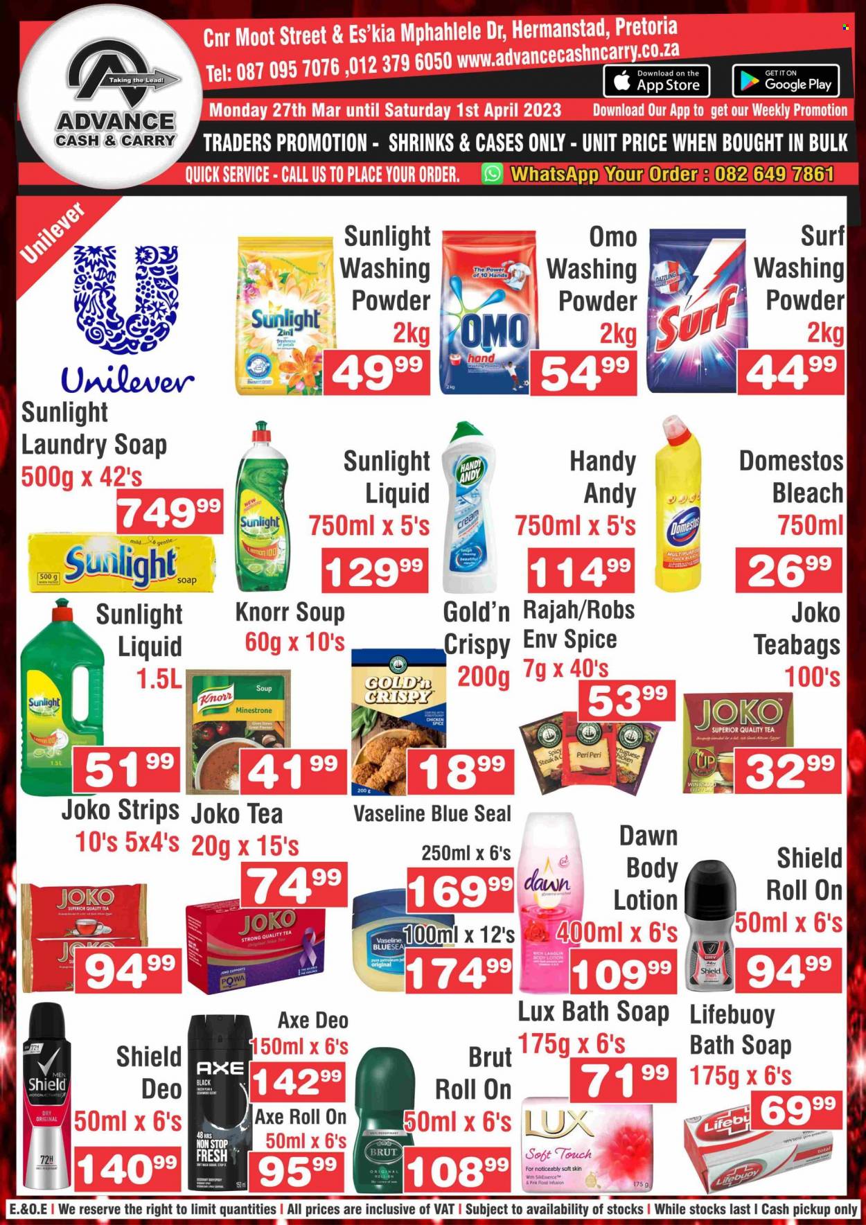 Advance Cash & Carry specials - 27/03/2023 - 01/04/2023. Page 1