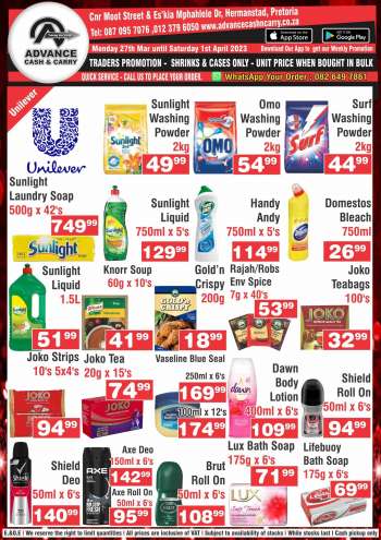 Advance Cash & Carry catalogue  - 27/03/2023 - 01/04/2023.