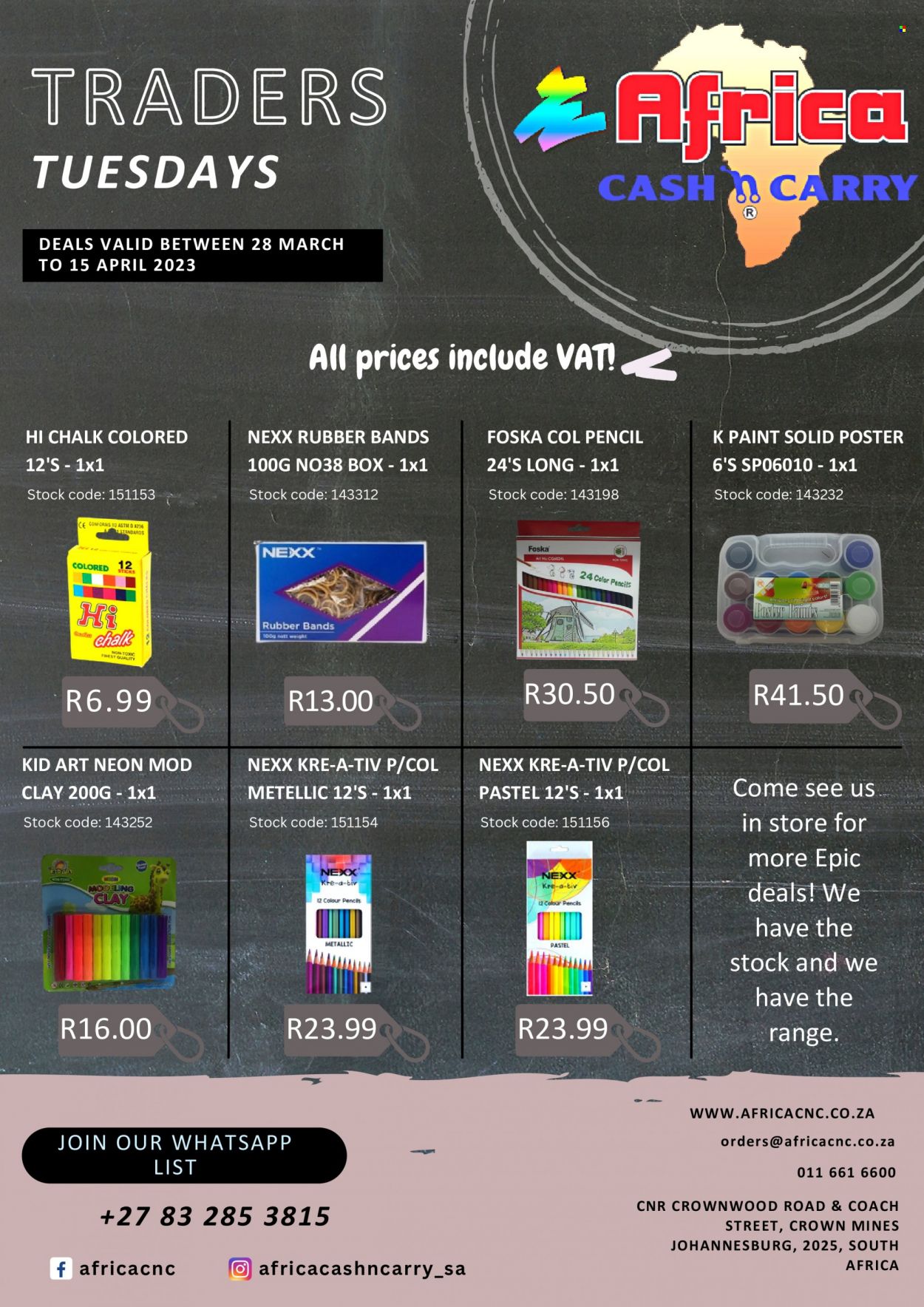 Africa Cash & Carry specials - 28/03/2023 - 15/04/2023. Page 1