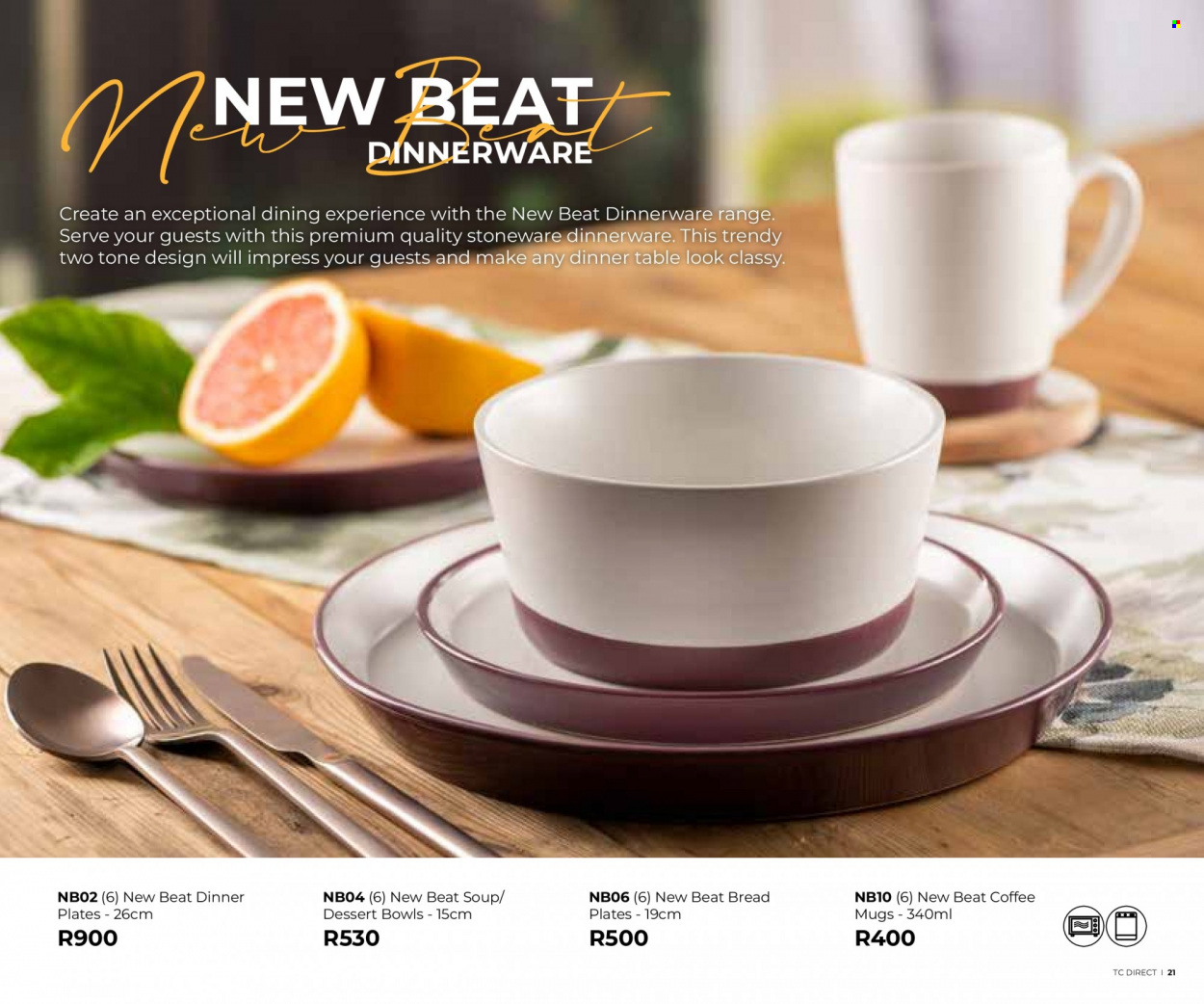 Table Charm Direct specials. Page 21