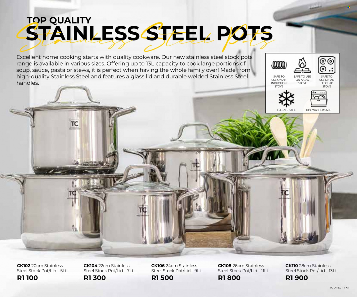 Table Charm Direct specials. Page 41