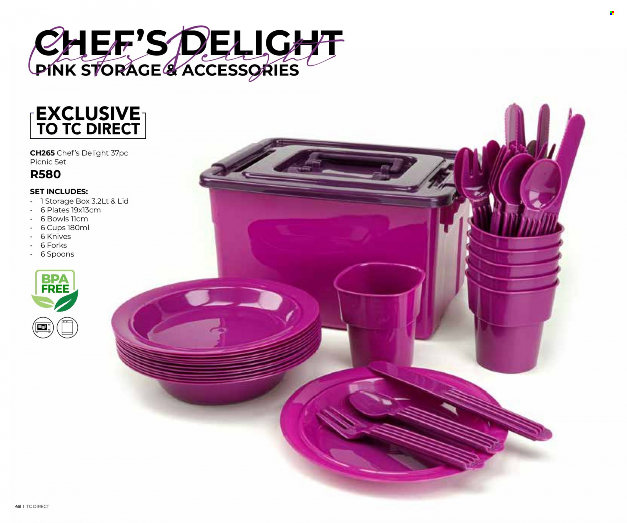 Table Charm Direct specials. Page 48
