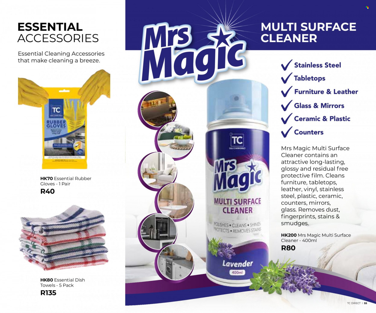 Table Charm Direct specials. Page 55