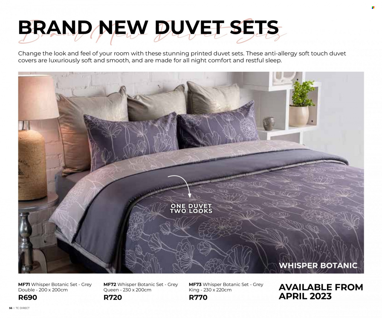 Table Charm Direct specials. Page 56