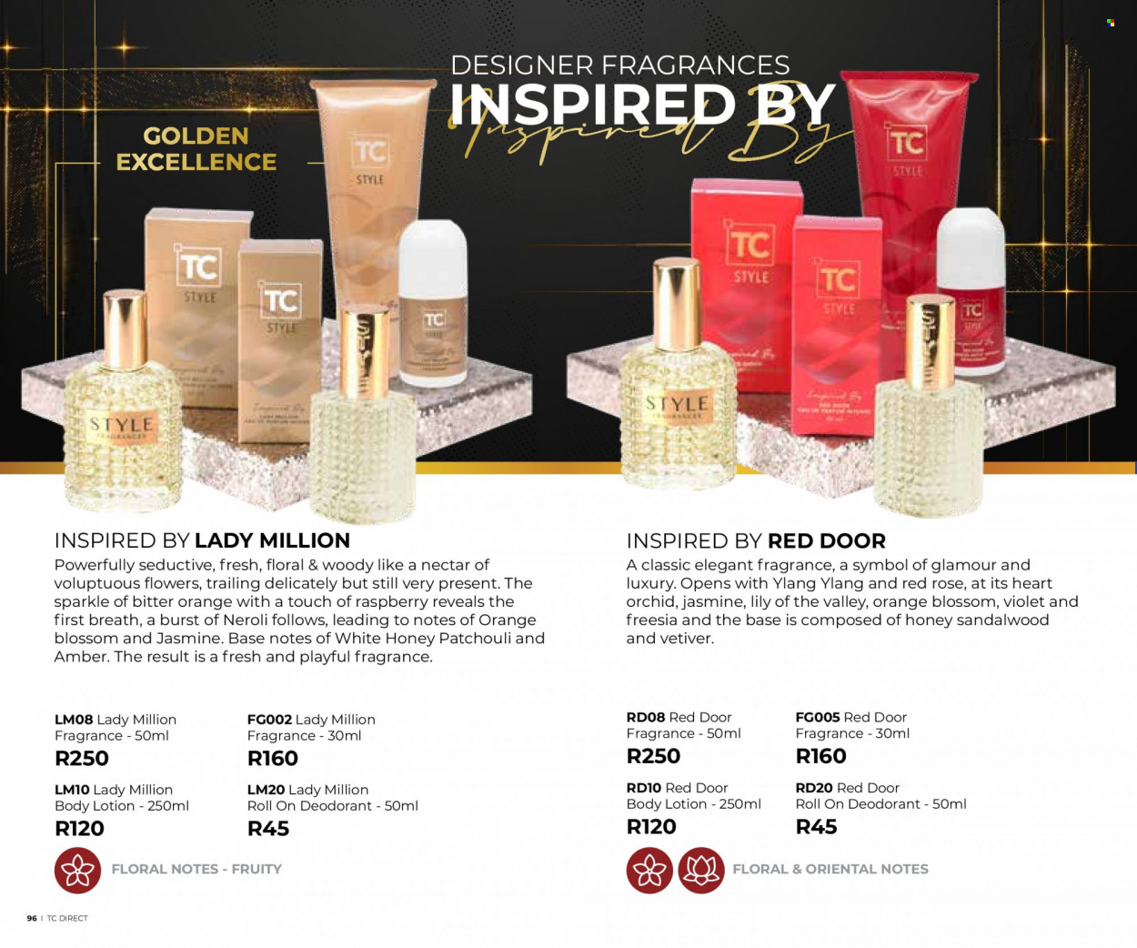 Table Charm Direct specials. Page 96