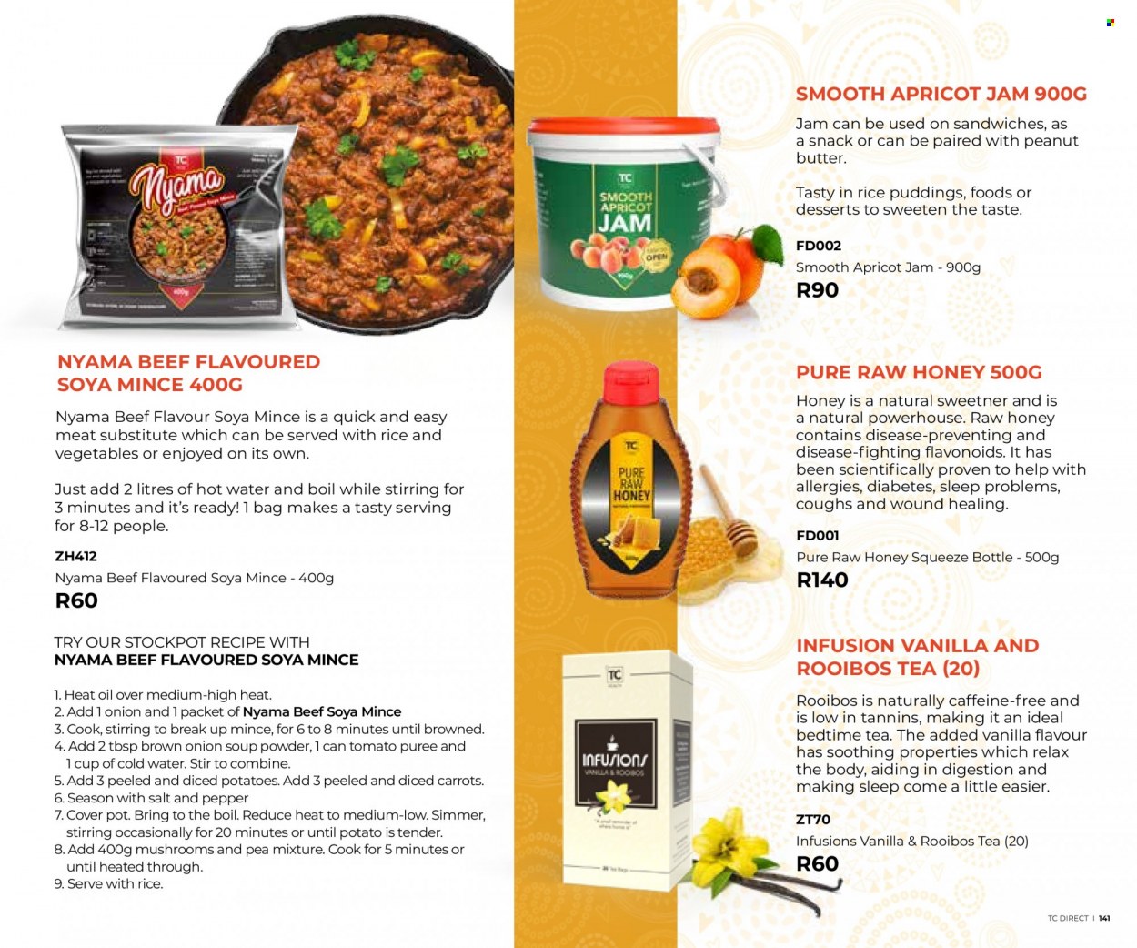 Table Charm Direct specials. Page 141