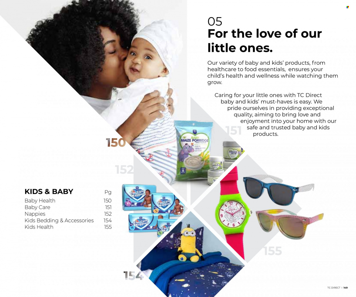 Table Charm Direct specials. Page 149