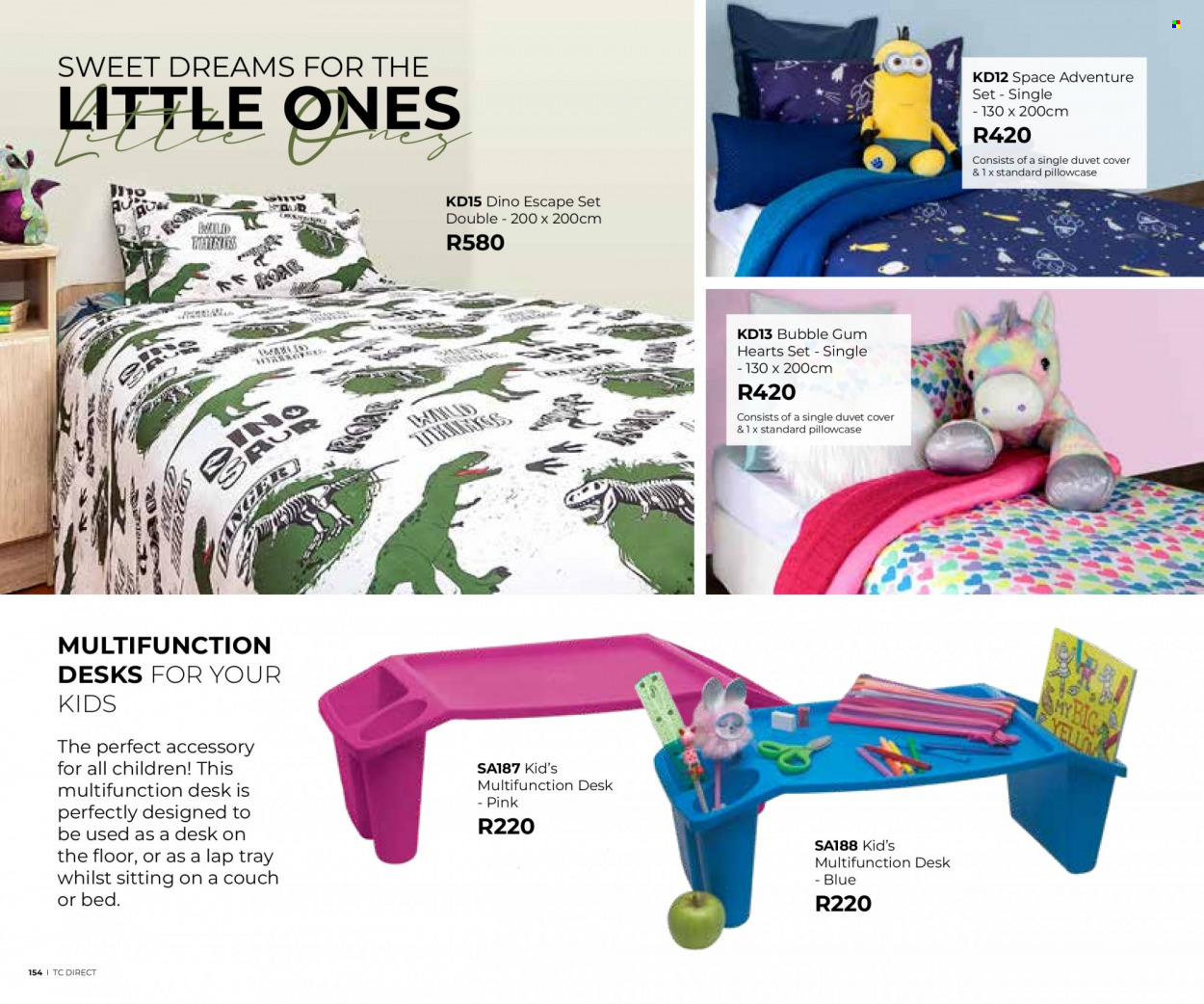 Table Charm Direct specials. Page 154