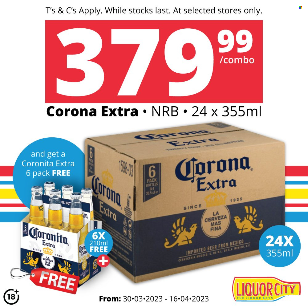 Liquor City specials - 30/03/2023 - 16/04/2023. Page 1