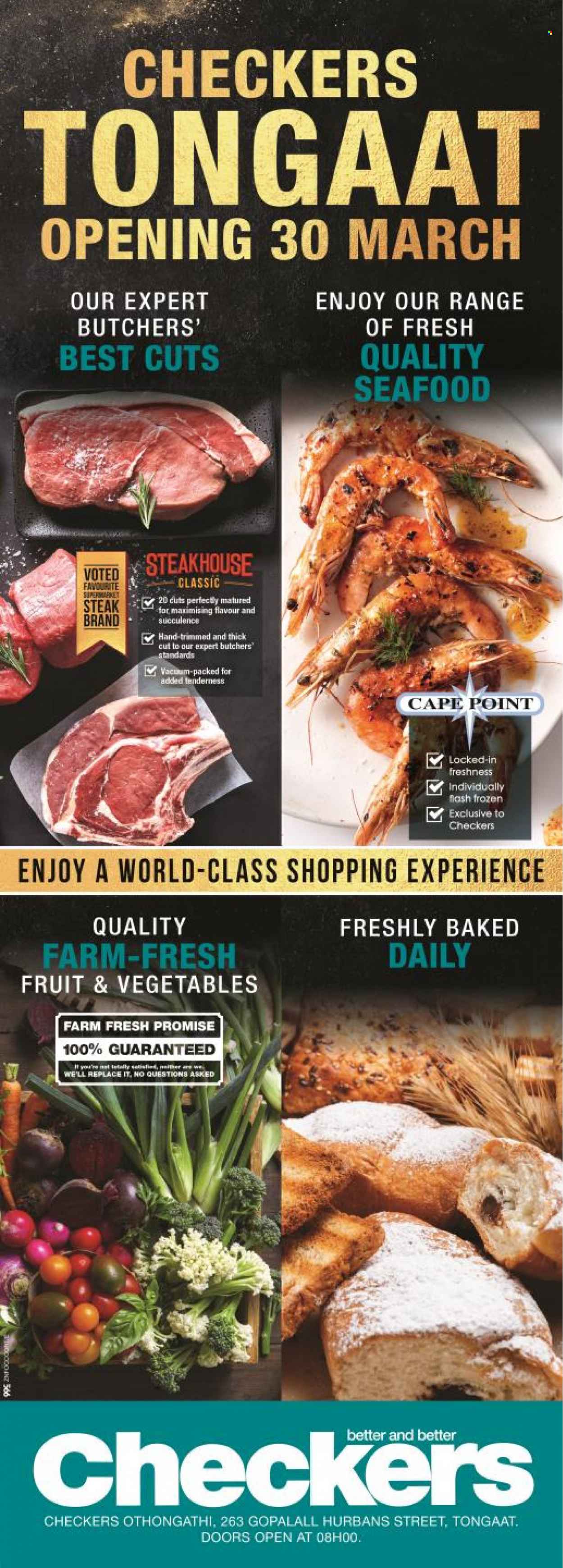 Checkers specials - 30/03/2023 - 09/04/2023. Page 1